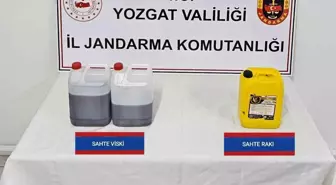 Yozgat'ta Sahte Alkol Üretimi Operasyonu