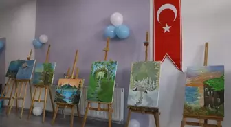 Ağrı'da resim yeteneği olan denetimli serbestlik yükümlüsü iş yeri açtı