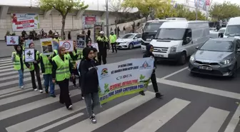 Batman'da öğrenciler trafikte merhamet ve nezaket farkındalığı oluşturdu