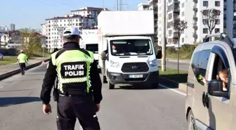 Ordu'da yapılan trafik denetimlerinde 12 bin 741 araç kontrol edildi