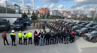 Şişli Okmeydanı'nda polis ekipleri genel emniyet ve asayiş uygulaması gerçekleştirdi