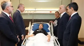 Cumhurbaşkanı Erdoğan, Türk Metal Sendikası Başkanı ve eski AK Parti milletvekilini hastanede ziyaret etti