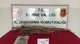 İpsala ilçesinde evlerinde uyuşturucu ele geçirilen 2 şüpheli gözaltına alındı