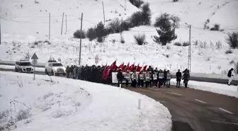 Giresun'da şehit askerler için yürüyüş ve dua etkinliği düzenlendi