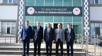 Malatya Büyükşehir Belediye Başkanı Selahattin Gürkan, İl Tarım ve Orman Müdürü Osman Akar'ı ziyaret etti