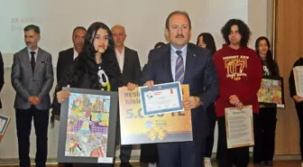 Mersin'de Filistin temalı resim ve şiir yarışmasının ödül töreni yapıldı