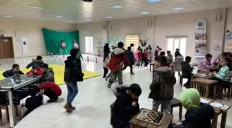 Siirt Belediyesi Spor İşleri Müdürlüğü'nde öğrenciler eğlenceli vakit geçiriyor