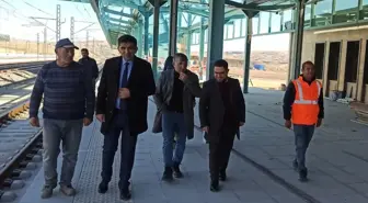 Yerköy'de YHT İstasyonu İnşaatı İncelendi