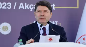 Adalet Bakanı Tunç, Akçaabat Adalet Sarayı'nın temel atma töreninde konuştu Açıklaması