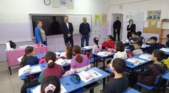 Baskil Kaymakamı Ömer Tuğrul Kundakçı, Baskil İlkokulunu ziyaret etti