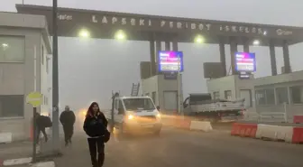 Çanakkale'de Yoğun Sis Etkili Oldu
