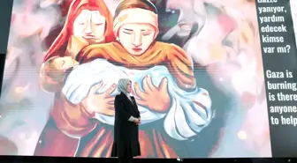 Emine Erdoğan, Gazzeli Çocuk Ressamlar Sergisi'ni ziyaret etti