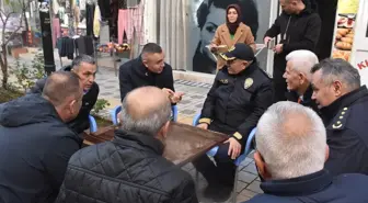 İzmir Emniyet Müdürü Kemalpaşa'da ziyaretlerde bulundu