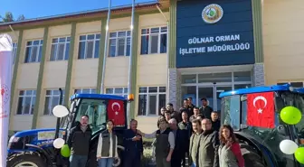 Mersin Gülnar'da Orman Köylülerine Traktör Teslim Edildi