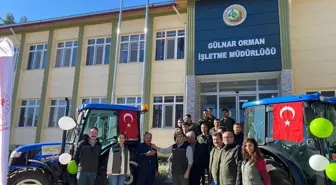 Mersin Gülnar'da ORKÖY Projesi kapsamında orman köylülerine traktör teslim edildi