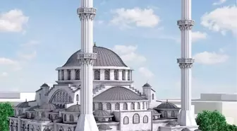 Bayrampaşa'da Hoca Hayri Efendi Merkez Camii'nin İnşaatı Devam Ediyor