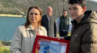Bartın Emniyet Müdürlüğüne tahsis edilen kontrol botu denize indirildi