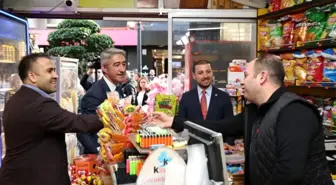 Marmaris Belediye Başkanı Mehmet Oktay, Sevgi Yolunda Esnaf Ziyaretleri Yaptı