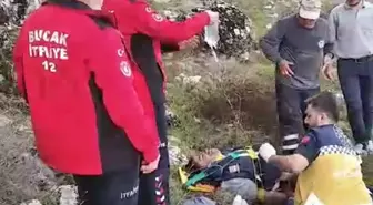 Bucak'ta mantar toplarken düşen kişi yaralandı