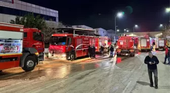 Bursa'da plastik kaplama fabrikasında çıkan yangın söndürüldü