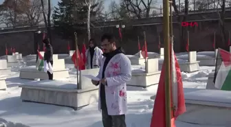 Erzurum'da Hekimler Karskapı Şehitliğini Ziyaret Etti
