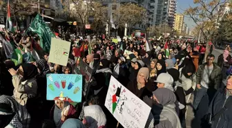 İsrail'in Gazze'ye saldırıları Diyarbakır ve Batman'da protesto edildi