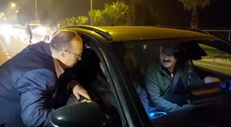 Aydın'da Vali Canbolat'ın katılımıyla trafik denetimi gerçekleştirildi