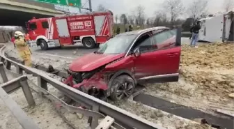 İstanbul Basın Ekspres Yolu'nda kaza: 4 yaralı