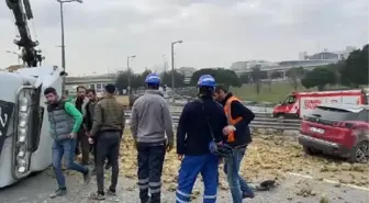 İstanbul Basın Ekspres Yolu'nda kaza: 4 yaralı