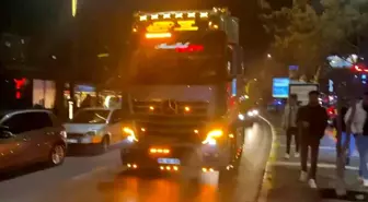 Aksaray'da Yılbaşı Kutlamalarında Çakar Işıkla Giren Tır Sürücüsüne Cezai İşlem