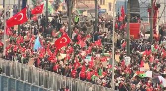 Şehitlerimize Rahmet, Filistin'e Destek, İsrail'e Lanet Yürüyüşü