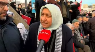 Şehitlerimize Rahmet, Filistin'e Destek, İsrail'e Lanet Yürüyüşü
