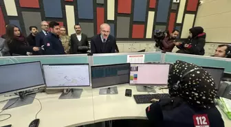 Elazığ Valisi Ömer Toraman, yılbaşında görevi başında olan jandarma, polis ve sağlık çalışanlarını ziyaret etti