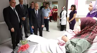 Konya'da 2024'ün ilk bebeği Amine dünyaya geldi