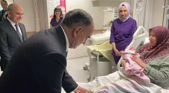 Konya'da yeni yılın ilk dakikalarında dünyaya gelen bebeğe 'Amine' ismi verildi