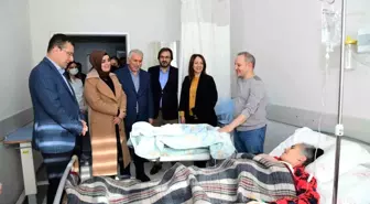 Trabzon'da 2024 yılının ilk bebekleri dünyaya geldi