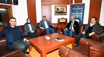 Erzurum Valisi Mustafa Çiftçi, TRT Erzurum Radyosu'nda canlı yayında