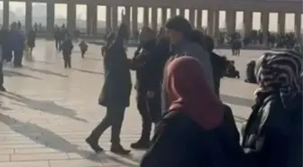 Anıtkabir'de tehlikeli provokasyon! Şeriat çağrısı yapıp, 'Kahrolsun Cumhuriyet' sloganları attı