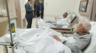 Baskil Kaymakamı Hasta Ziyaretinde Bulundu