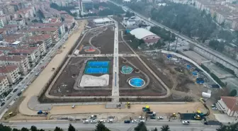 Çorum Belediyesi 100. Yıl Millet Bahçesi'nin İnşasında Sona Yaklaşıyor