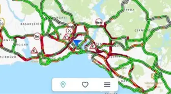 İstanbul'da Yeni Yılın İlk İş Gününde Trafik Yoğunluğu