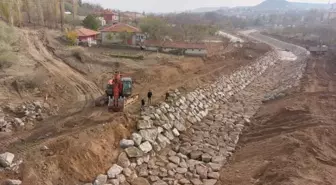 Karakeçili'deki Bayburtun Deresi Islahı Projesi Nisan Ayında Tamamlanacak