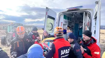 Sivas'ta mahsur kalan avcı AFAD operasyonuyla kurtarıldı