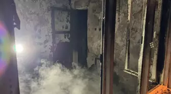 Aydın'ın Efeler ilçesinde çıkan yangında yaralanan kişi hastaneye kaldırıldı