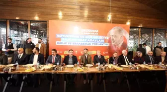 AK Parti Erzurum İl Başkanlığı 'Birlik ve Beraberlik' toplantısı düzenledi
