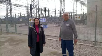 Pazaryeri Belediye Başkanı Zekiye Tekin, TEİAŞ tarafından kurulan trafo merkezini inceledi