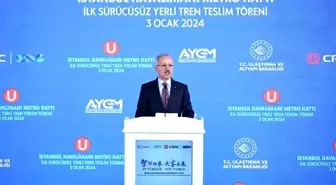 Ulaştırma ve Altyapı Bakanı Abdulkadir Uraloğlu: Metro setlerinde yerlilik oranı yüzde 60