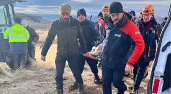 Divriği'de avlanmak için gittiği arazide yaralanan kişi kurtarıldı