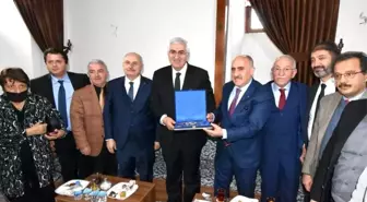 AK Parti Erzurum Milletvekili Mehmet Emin Öz, Erzurum Kent Konseyi'ni ziyaret etti