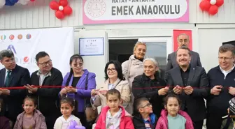 Hatay'ın Antakya ilçesinde Mehmet Akif İnan Vakfı öncülüğünde Emek Anaokulu açıldı
